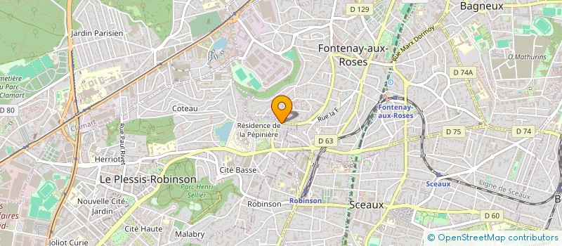 localisation de l'entreprise MADAME VALERIE HINDIE à LE PLESSIS-ROBINSON