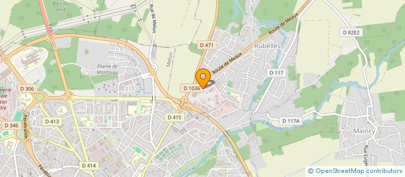 localisation de l'entreprise MADAME VALERIE HOERTER  RUBELLES