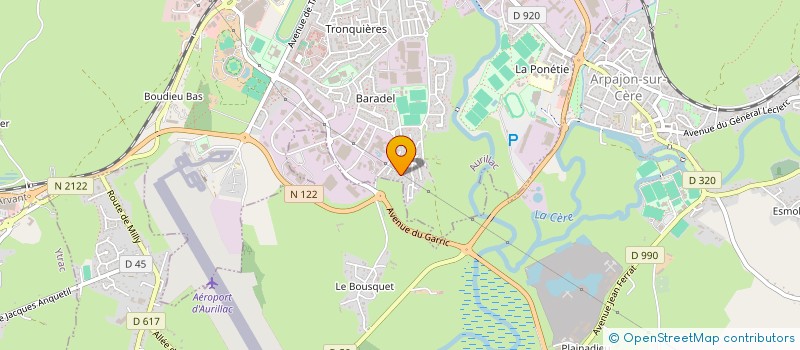localisation de l'entreprise MADAME VALERIE HOFFMANN à AURILLAC