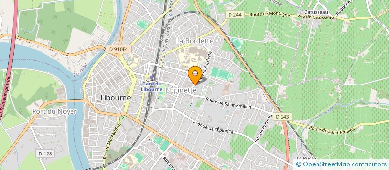 localisation de l'entreprise MADAME VALERIE HOLDERBAUM à LIBOURNE