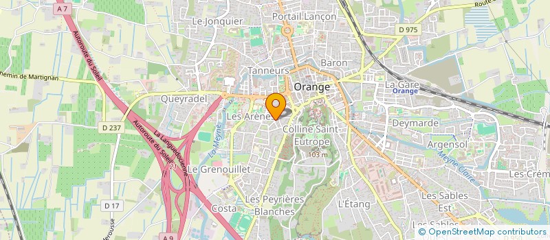 localisation de l'entreprise MADAME VALERIE HOLLARD  ORANGE