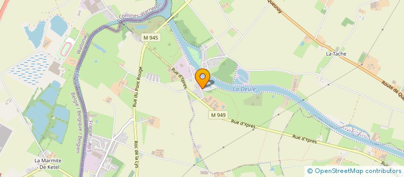 localisation de l'entreprise MADAME VALERIE HONORE  DEULEMONT