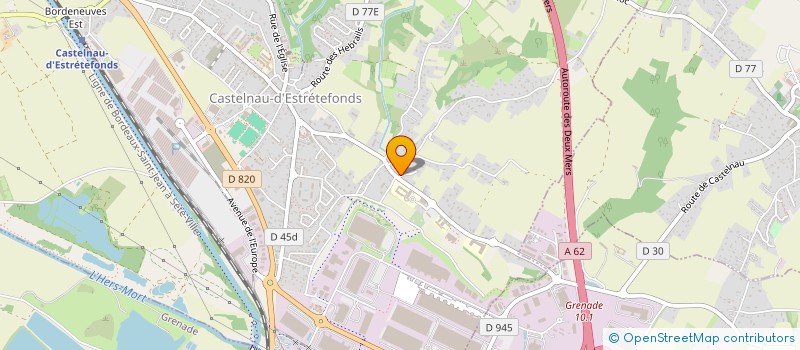localisation de l'entreprise MADAME VALERIE HONTARREDE  CASTELNAU-D'ESTRETEFONDS