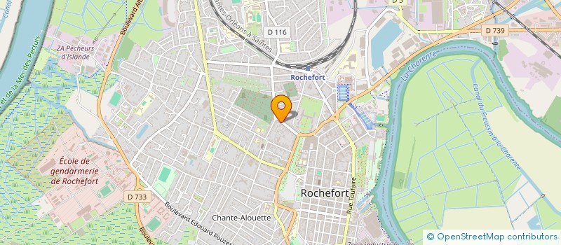 localisation de l'entreprise MADAME VALERIE HOULES  ROCHEFORT