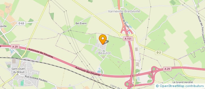 localisation de l'entreprise MADAME VALERIE HOUX  BEAUTOT