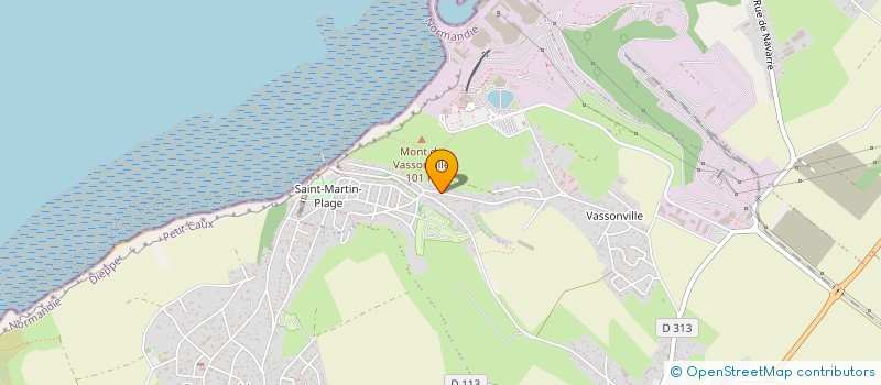 localisation de l'entreprise MADAME VALERIE HUCHER  PETIT-CAUX