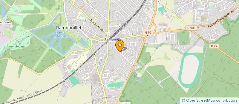 localisation de l'entreprise MADAME VALERIE HUE à RAMBOUILLET
