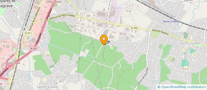 localisation de l'entreprise MADAME VALERIE HUET  SAINTE-EULALIE