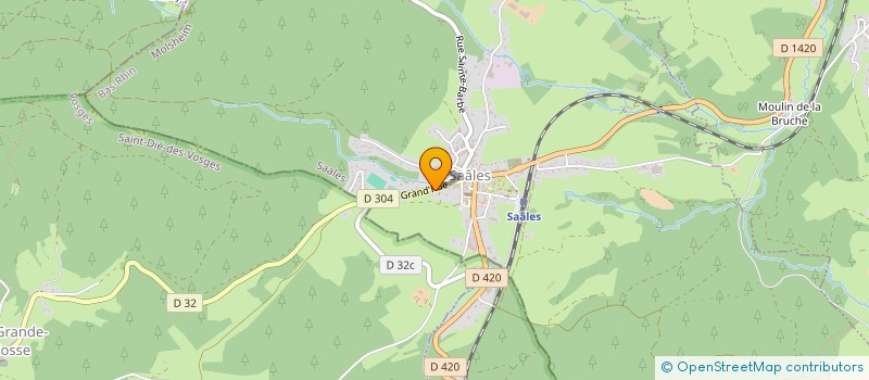 localisation de l'entreprise MADAME VALERIE HUGEL  SAALES