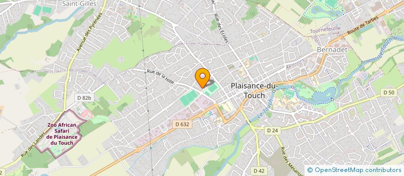 localisation de l'entreprise MADAME VALERIE HUGUET  PLAISANCE-DU-TOUCH