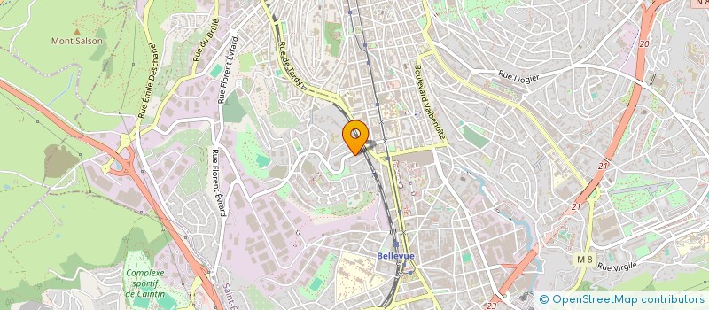 localisation de l'entreprise MADAME VALERIE HUMEN  SAINT-ETIENNE