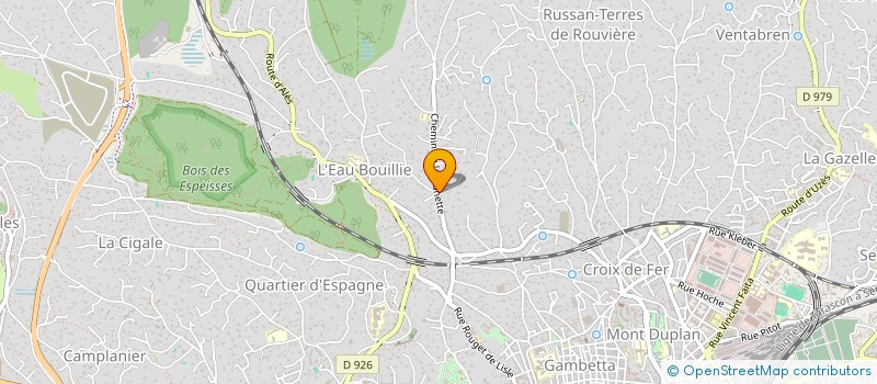 localisation de l'entreprise MADAME VALERIE HUTTEAU  NIMES