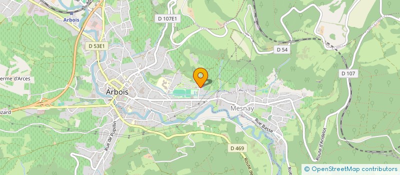 localisation de l'entreprise MADAME VALERIE HUYGHE  ARBOIS