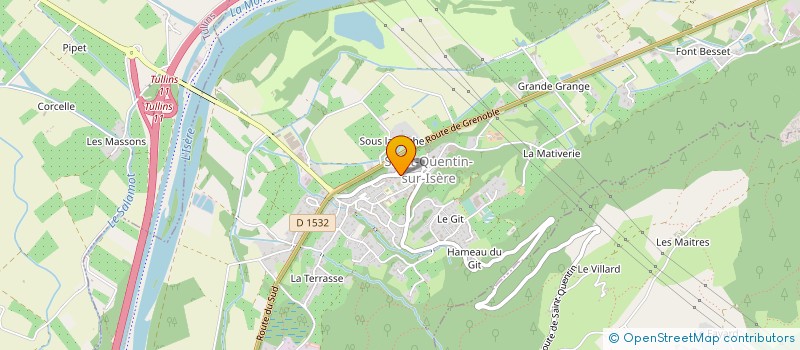 localisation de l'entreprise MADAME VALERIE IAVARONE  SAINT-QUENTIN-SUR-ISERE