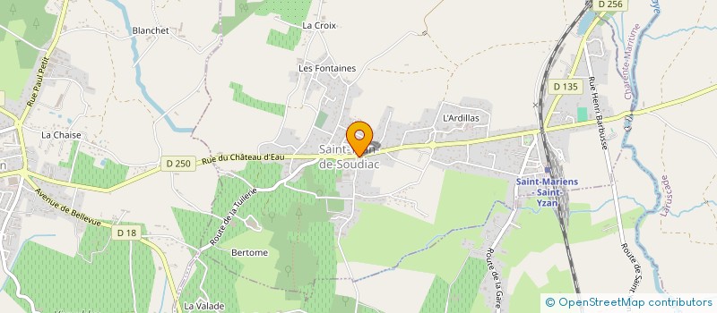 localisation de l'entreprise MADAME VALERIE ICHARD  SAINT-YZAN-DE-SOUDIAC