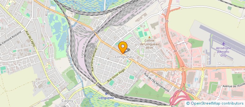 localisation de l'entreprise MADAME VALERIE ISAAC  LONGUEAU