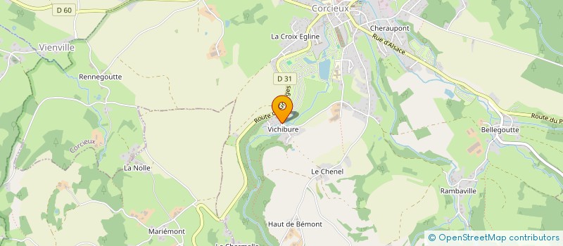 localisation de l'entreprise MADAME VALERIE JACQUEL  CORCIEUX