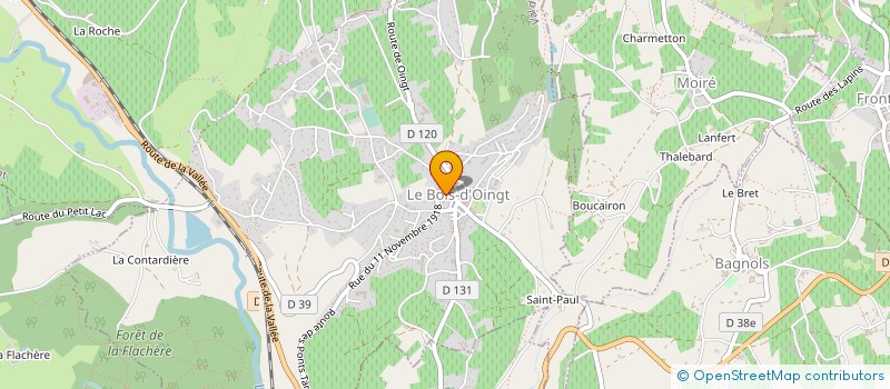 localisation de l'entreprise MADAME VALERIE JACQUET  SAINT-BONNET-LE-TRONCY