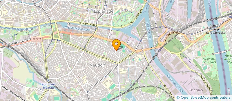 localisation de l'entreprise MADAME VALERIE JACQUOT  STRASBOURG