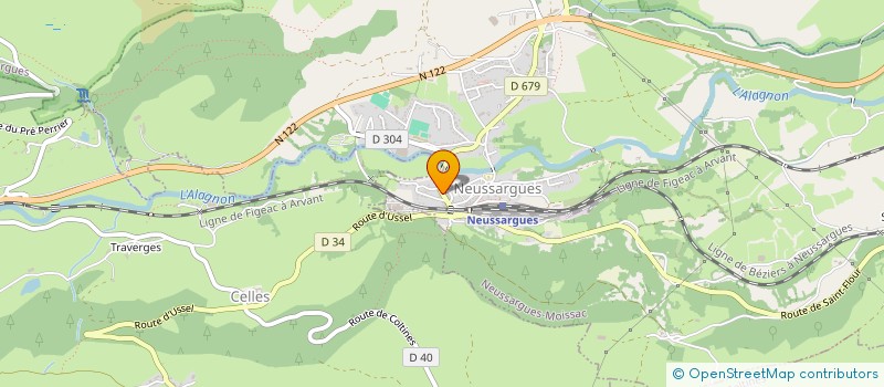 localisation de l'entreprise MADAME VALERIE JALABERT à NEUSSARGUES EN PINATELLE