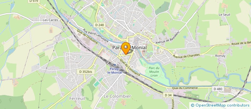 localisation de l'entreprise MADAME VALERIE JAMES à PARAY-LE-MONIAL