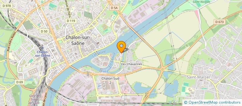 localisation de l'entreprise MADAME VALERIE JANEZ à CHALON-SUR-SAONE
