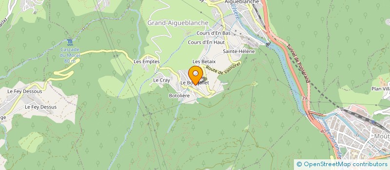 localisation de l'entreprise MADAME VALERIE JANNET  GRAND-AIGUEBLANCHE