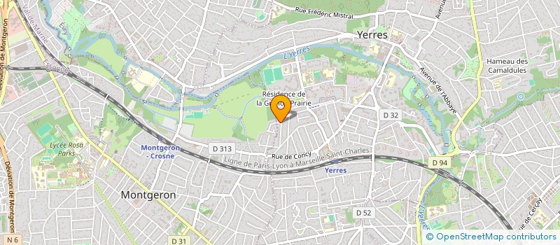 localisation de l'entreprise MADAME VALERIE JARAN  YERRES