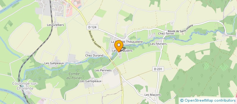 localisation de l'entreprise MADAME VALERIE JEAN FOURREAU  TAILLEBOURG