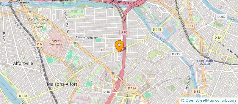 localisation de l'entreprise MADAME VALERIE JEANNE MELLO  MAISONS-ALFORT