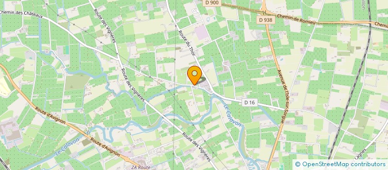 localisation de l'entreprise MADAME VALERIE JEANNE VADON  CAVAILLON