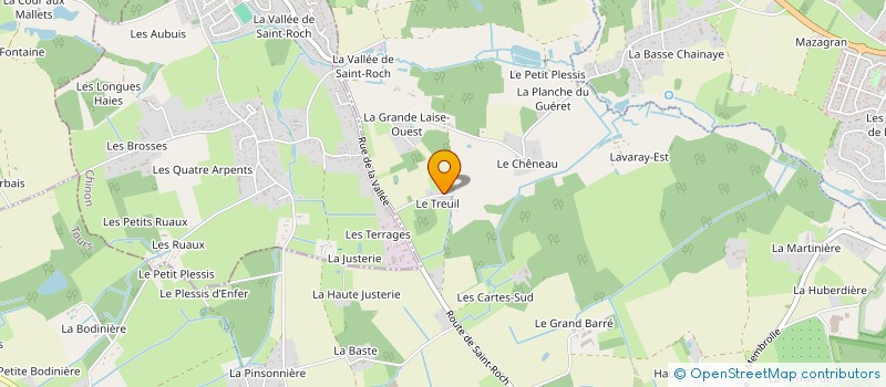 localisation de l'entreprise MADAME VALERIE JEANNEL à FONDETTES