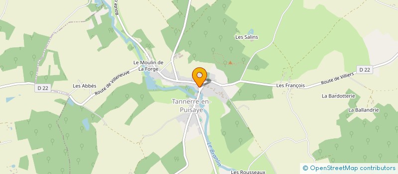 localisation de l'entreprise MADAME VALERIE JEANNIN à CHARNY OREE DE PUISAYE