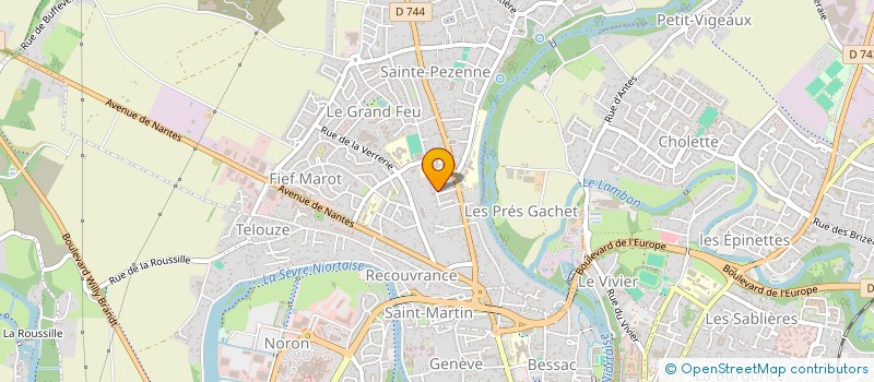 localisation de l'entreprise MADAME VALERIE JEHIN à NIORT
