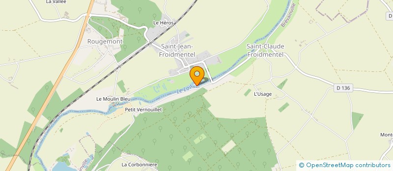 localisation de l'entreprise MADAME VALERIE JOBERT  BEAUCE LA ROMAINE