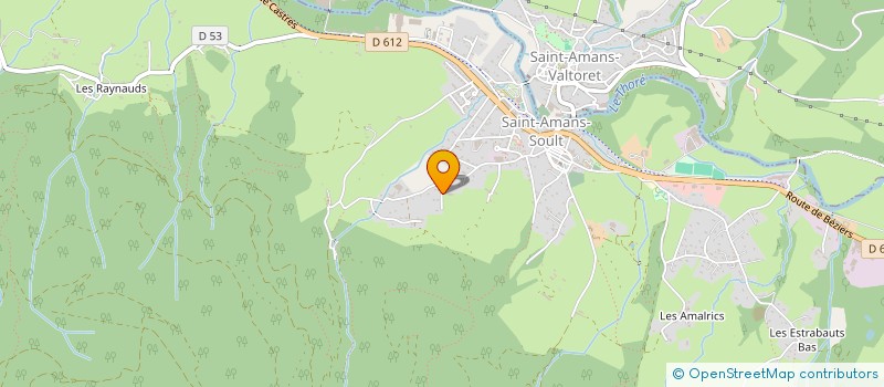 localisation de l'entreprise MADAME VALERIE JOCQUEL  SAINT-AMANS-VALTORET