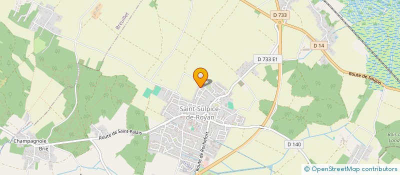 localisation de l'entreprise MADAME VALERIE JOLIVET à SAINT-SULPICE-DE-ROYAN