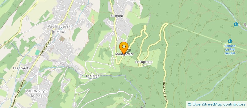 localisation de l'entreprise MADAME VALERIE JOSSERAND  VAULNAVEYS-LE-HAUT