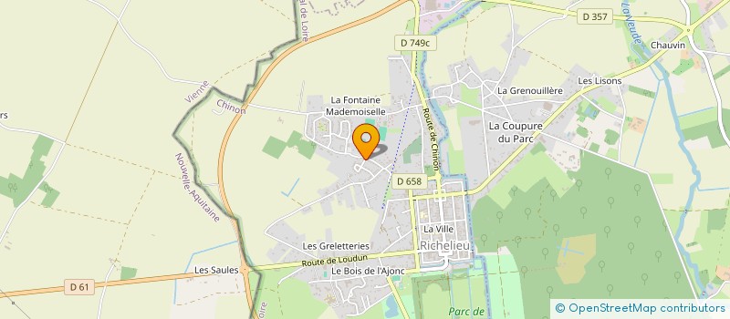 localisation de l'entreprise MADAME VALERIE JOURDANNE  RICHELIEU