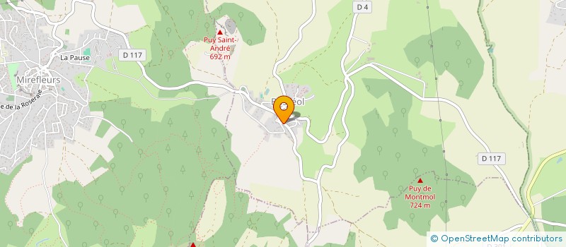 localisation de l'entreprise MADAME VALERIE JOUVET  BUSSEOL