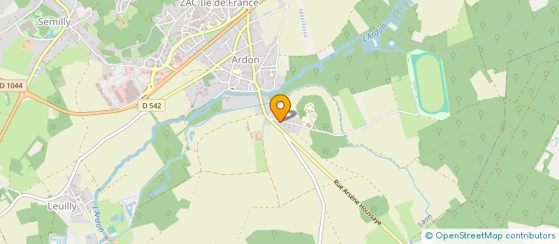 localisation de l'entreprise MADAME VALERIE JOVET  LAON