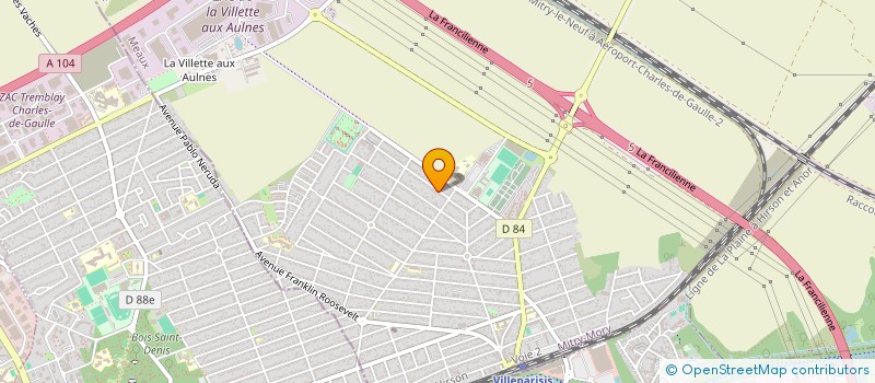 localisation de l'entreprise MADAME VALERIE JUHEL  MITRY-MORY