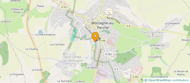localisation de l'entreprise MADAME VALERIE JUIGNET à SAINT-LANGIS-LES-MORTAGNE