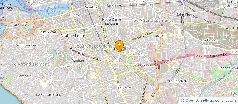 localisation de l'entreprise MADAME VALERIE JULIEN à MARSEILLE