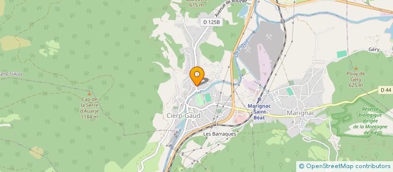 localisation de l'entreprise MADAME VALERIE JULIO  CIERP-GAUD