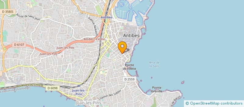 localisation de l'entreprise MADAME VALERIE JUNG à ANTIBES