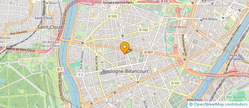 localisation de l'entreprise MADAME VALERIE KADOCH à BOULOGNE-BILLANCOURT