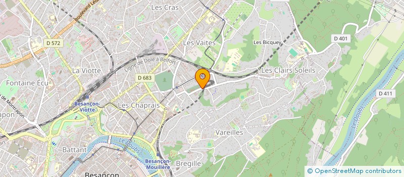 localisation de l'entreprise MADAME VALERIE KAMOUNE - KADO à BESANCON