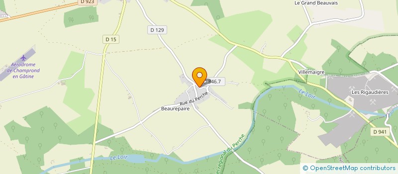 localisation de l'entreprise MADAME VALERIE KECK à CHAMPROND-EN-GATINE