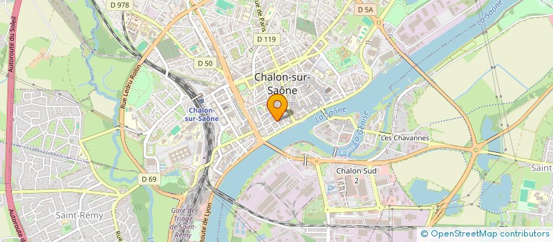 localisation de l'entreprise MADAME VALERIE KELLER à CHALON-SUR-SAONE